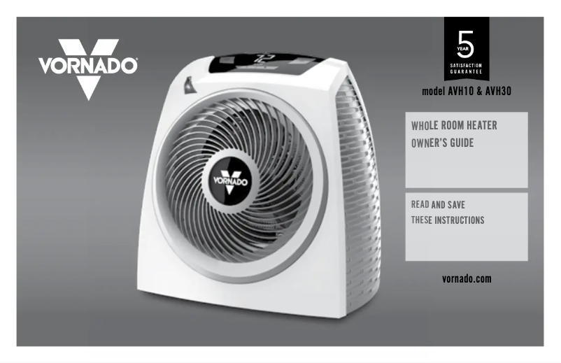 Página 1 del manual Manual de usuario Vornado AVH10