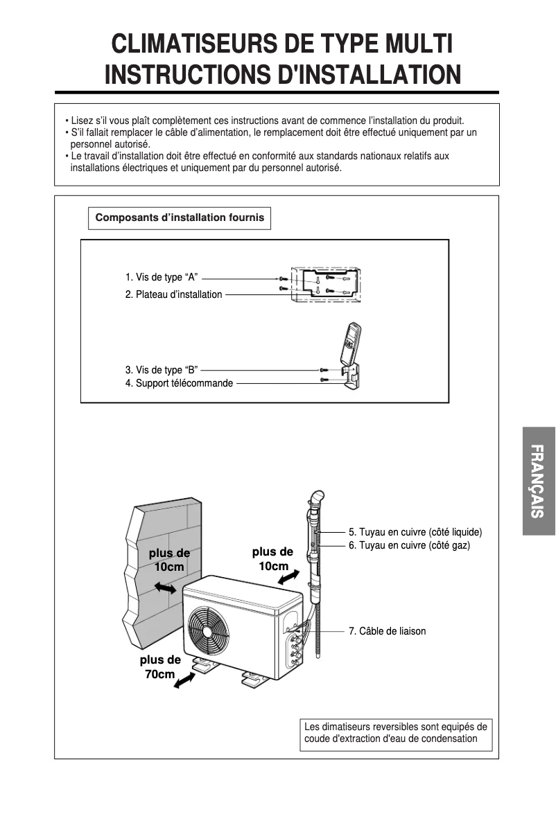 Page 1 de la notice Manuel utilisateur LG LM-3063C3L