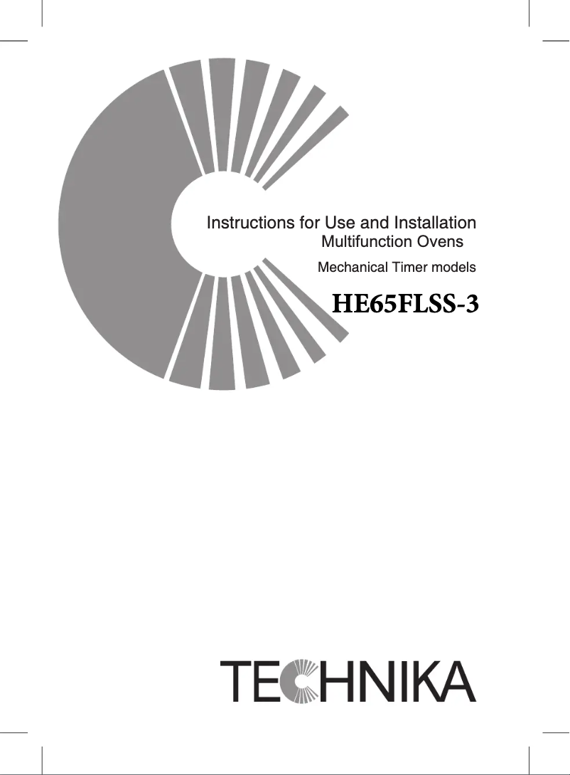 Page 1 de la notice Manuel utilisateur Technika HE65FLSS-3