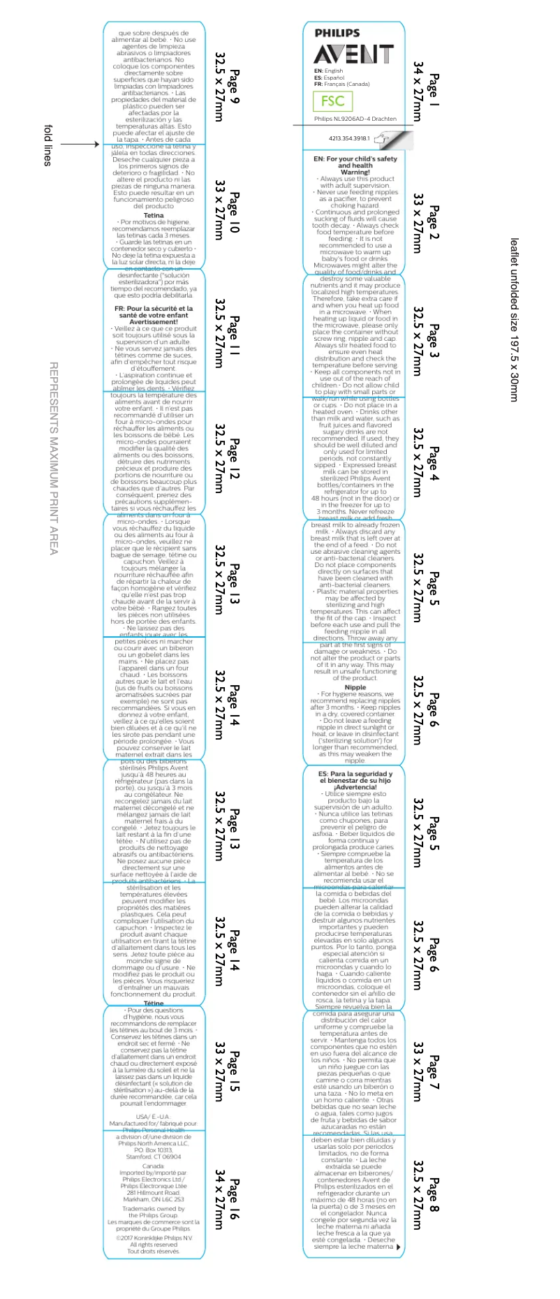 Página 1 del manual Manual de usuario Philips Avent SCF652