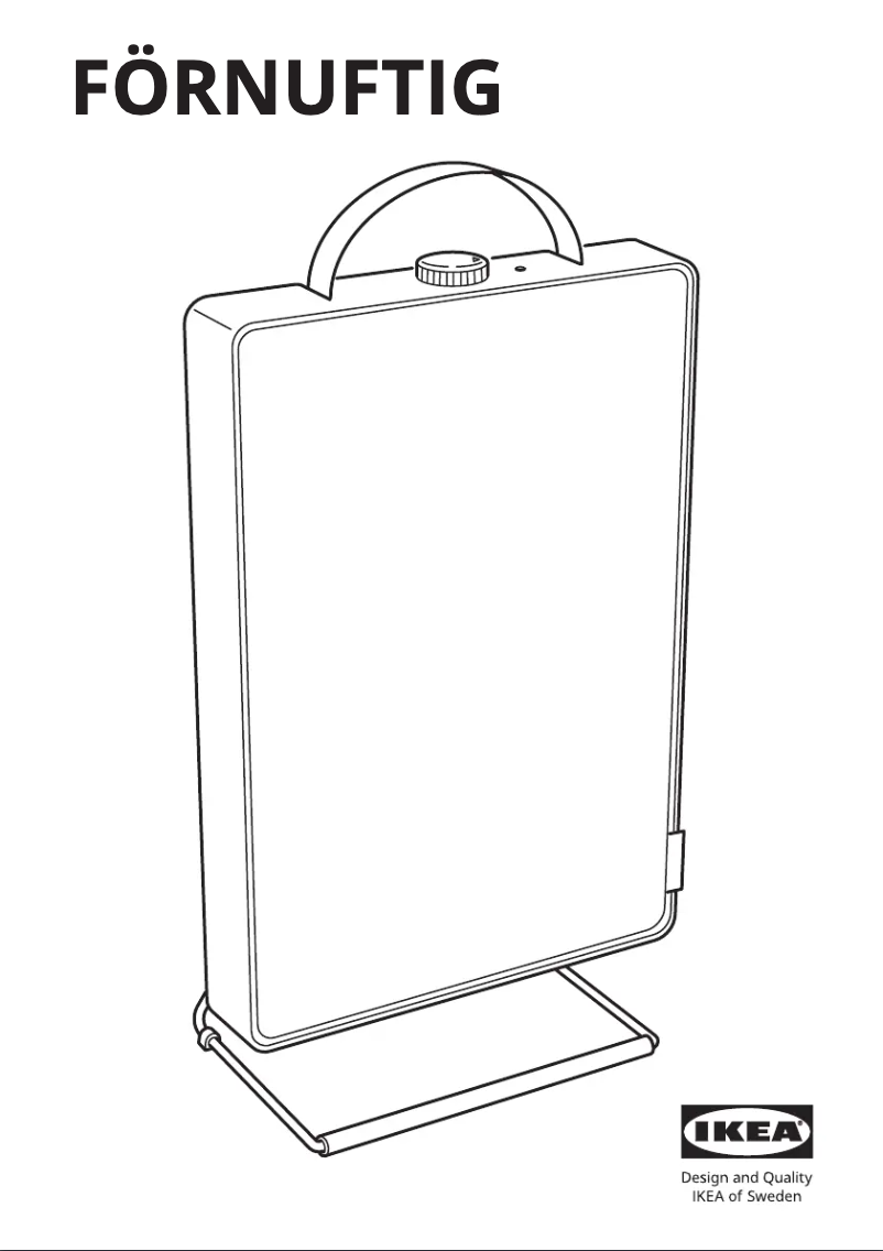 Image de la première page du manuel de l'appareil VINDRIKTNING 504.619.37