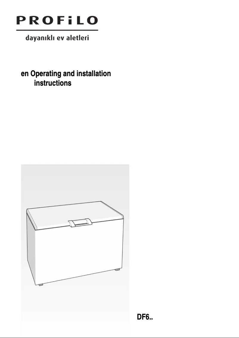 Page 1 de la notice Manuel utilisateur Profilo DF6015W2VV