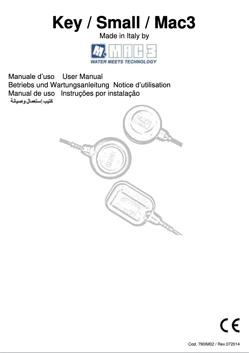 Page 1 de la notice Manuel utilisateur Vemer MAC3