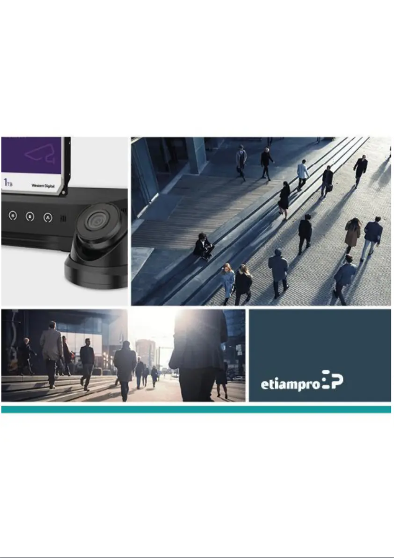 Página 1 del manual Información de garantía EtiamPro EDS201B/IP