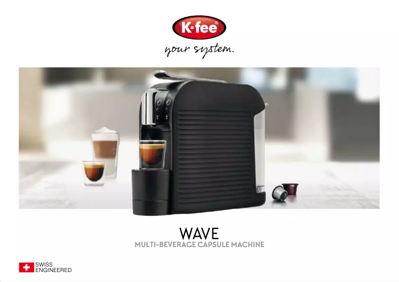 Page n°1 - Manuel utilisateur K-fee Wave