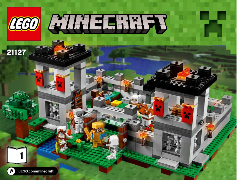 Page 1 de la notice Manuel utilisateur Lego Minecraft 21127