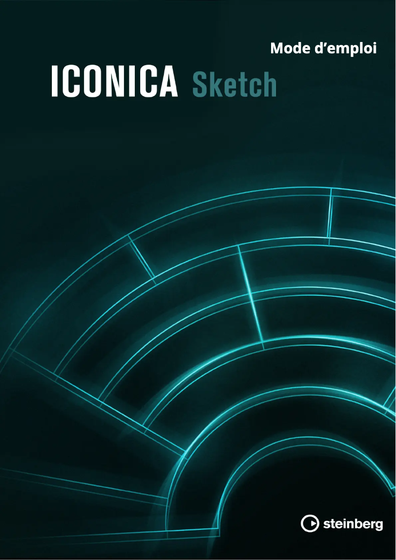 Page n°1 - Manuel utilisateur Steinberg Iconica Sketch