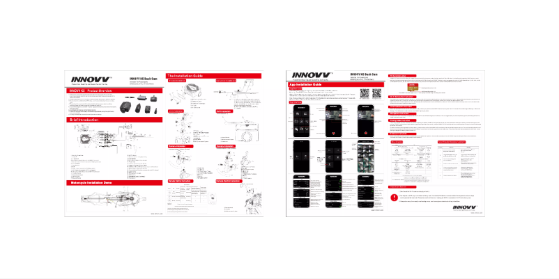 Page n°1 - Manuel utilisateur Innovv K5