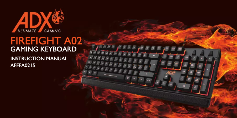 Page 1 de la notice Manuel utilisateur ADX AFFFA0215