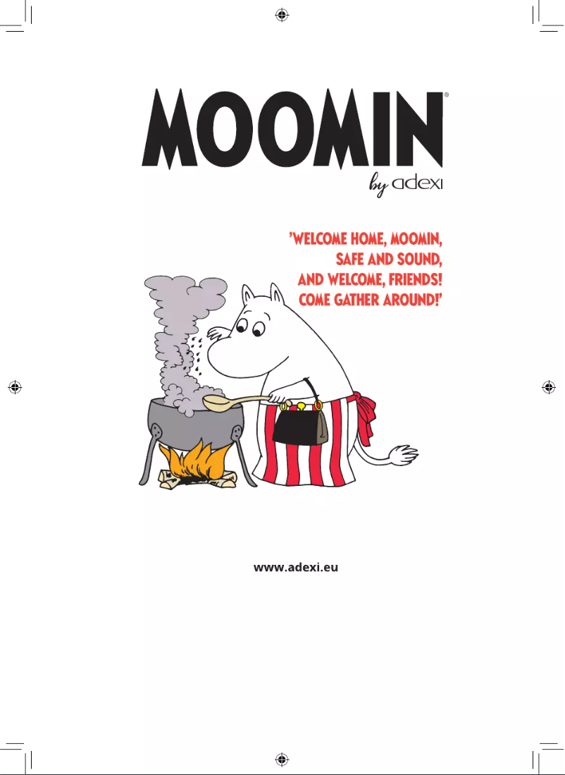 Page n°1 - Manuel utilisateur Moomin 19140003