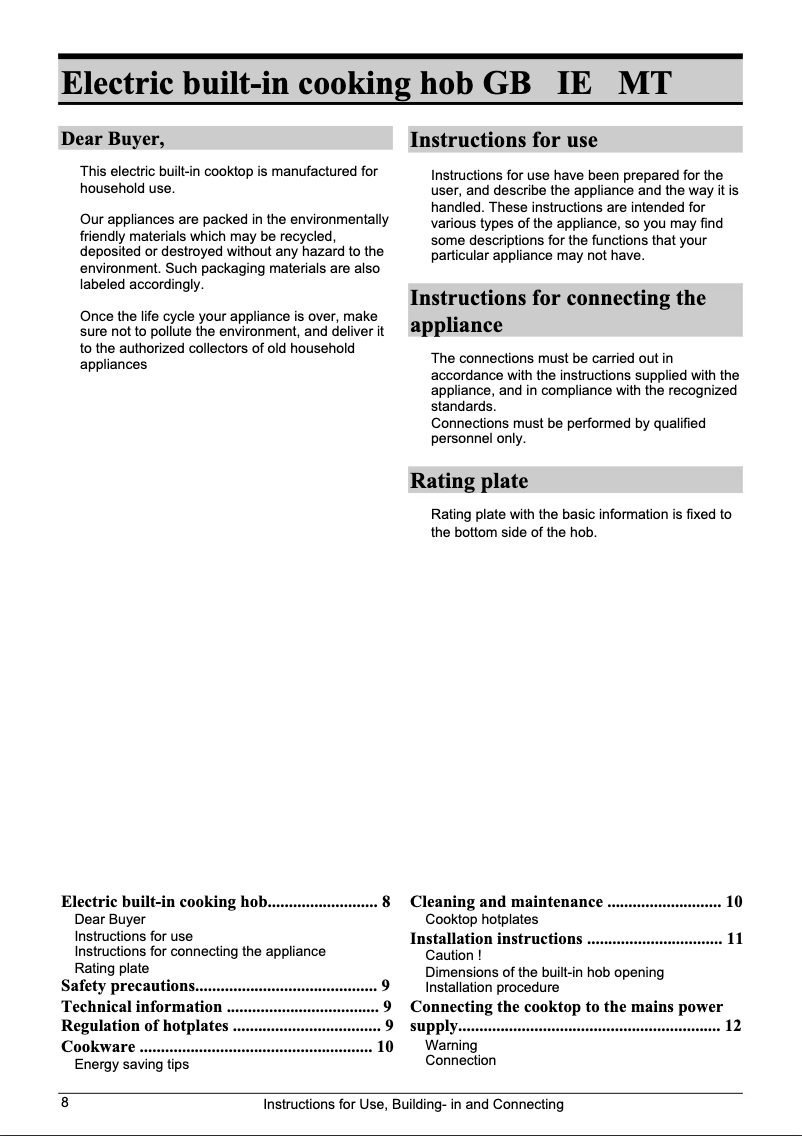 Page 1 de la notice Manuel utilisateur Gorenje EMS 64 E