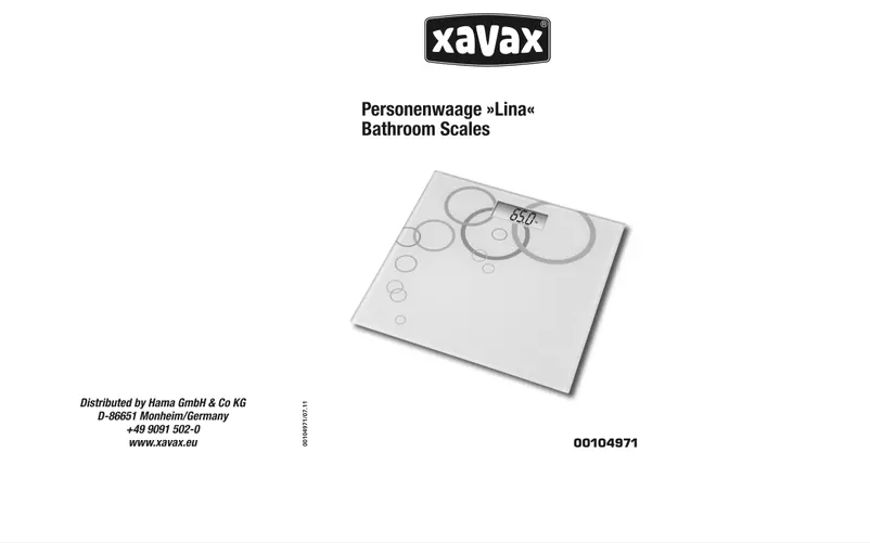 Image de la première page du manuel de l'appareil Lina