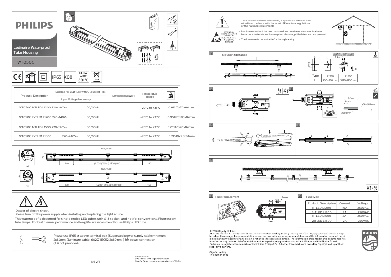 Page n°1 - Manuel utilisateur Philips WT050C