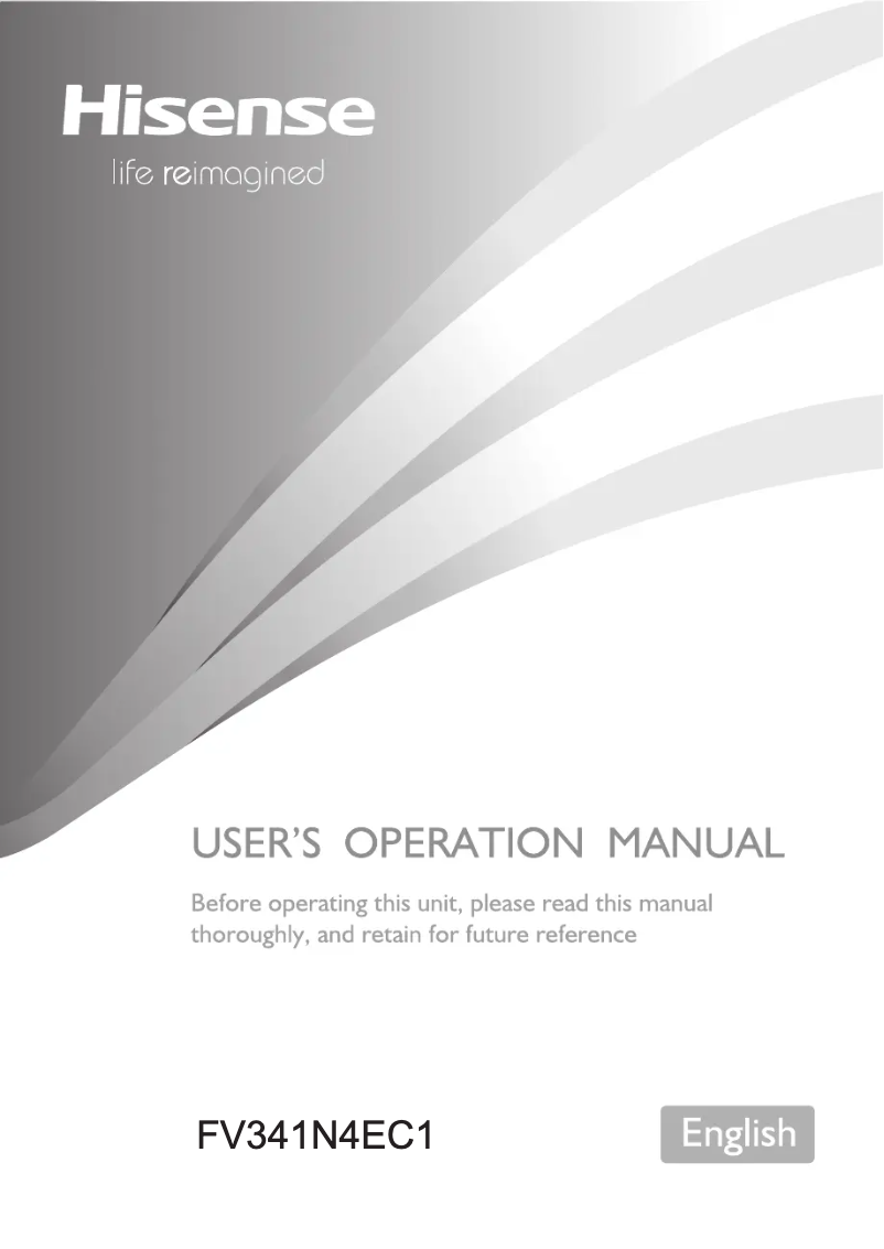 Image de la première page du manuel de l'appareil FV341N4EC1