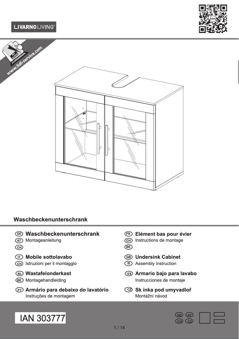 Page n°1 - Manuel utilisateur Livarno Lux IAN 303777