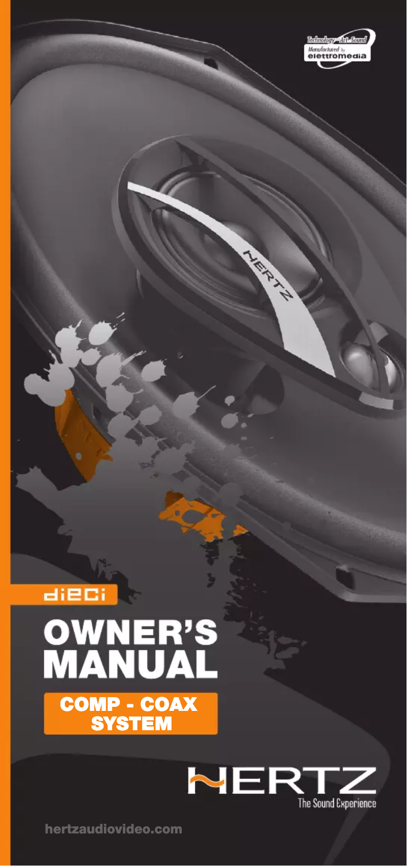 Image de la première page du manuel de l'appareil Dieci DCX 160.3