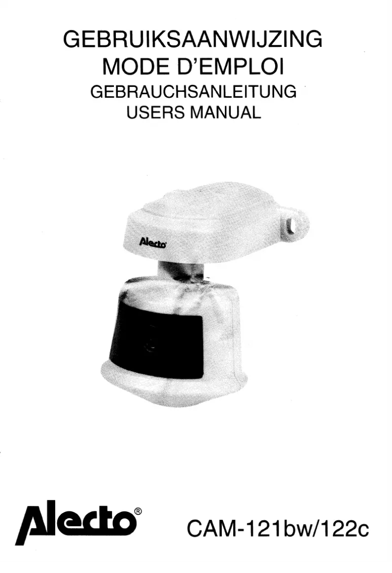 Page 1 de la notice Manuel utilisateur Alecto CAM-121