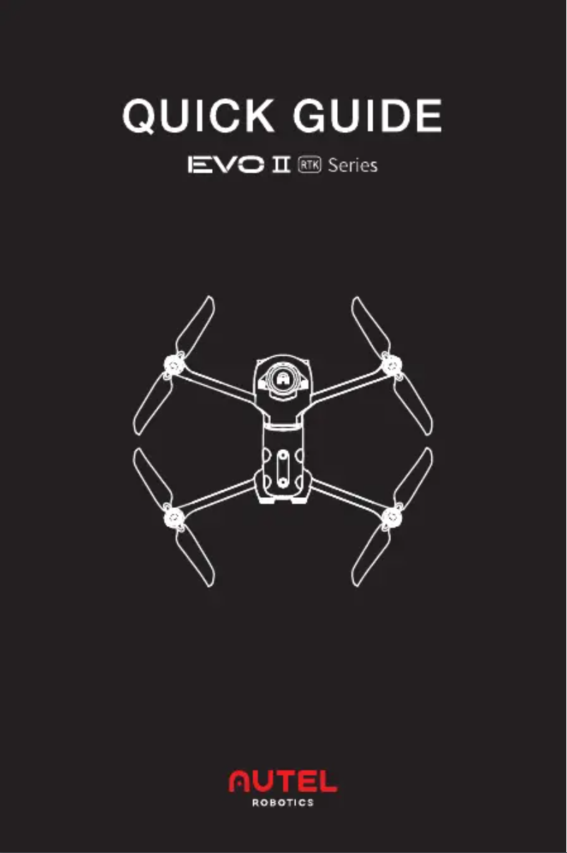 Page n°1 - Manuel utilisateur Autel EVO II RTK V2