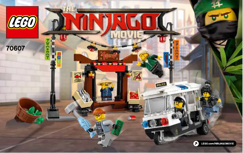 Page 1 de la notice Manuel utilisateur Lego The Ninjago Movie 70607