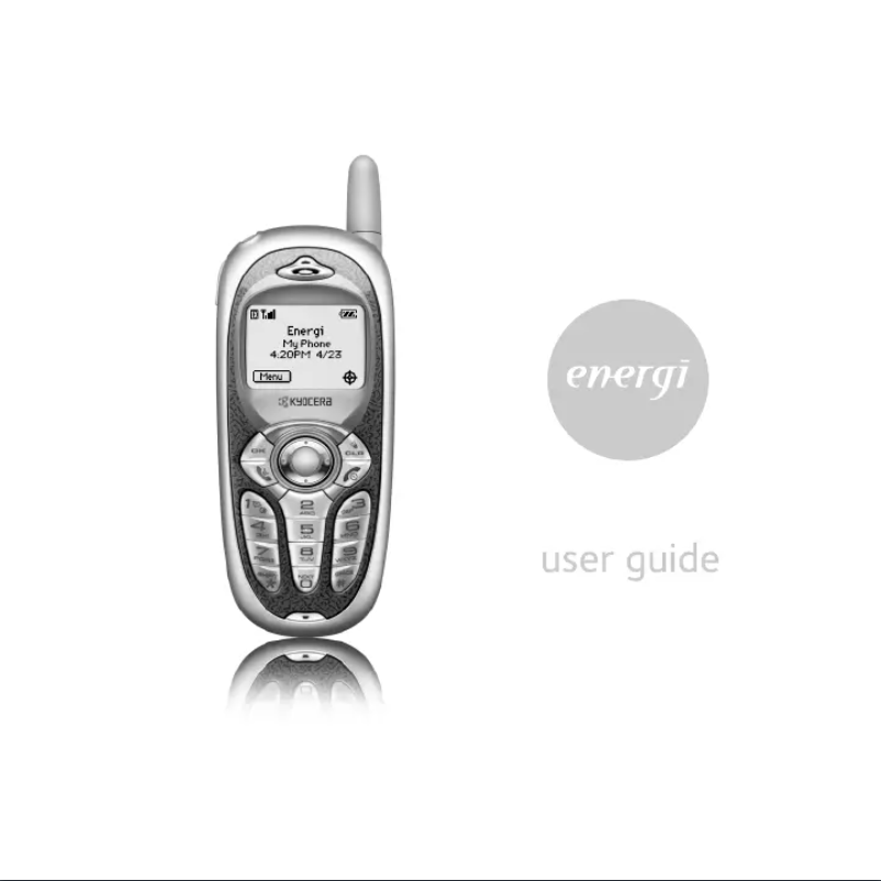 Page 1 de la notice Manuel utilisateur Kyocera Energi