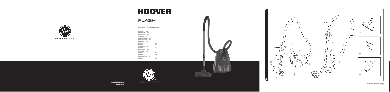 Page 1 de la notice Manuel utilisateur Hoover Flash TF 1805