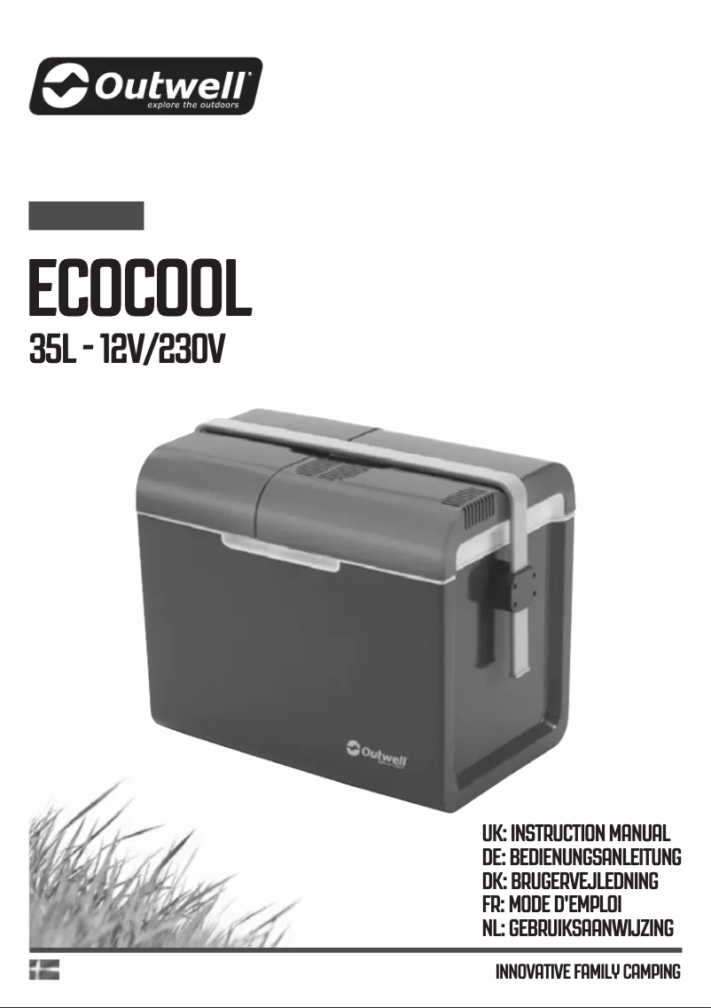 Image de la première page du manuel de l'appareil Ecocool 35L