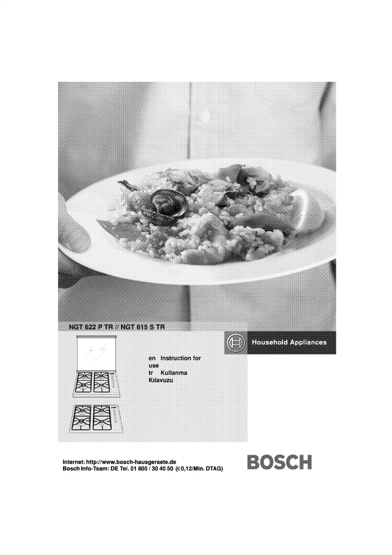 Page n°1 - Manuel utilisateur Bosch NGT622PTR