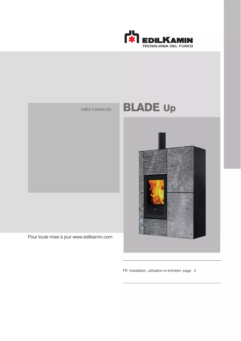 Page n°1 - Manuel utilisateur Edilkamin BLADE Up