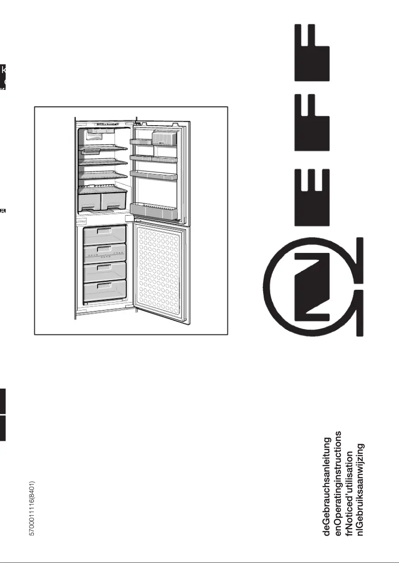 Page 1 de la notice Manuel utilisateur Neff KV 735 / K 9724 X4