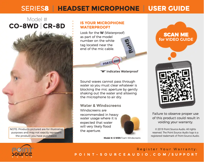Página 1 del manual Manual de usuario Point Source Audio CO-8WD