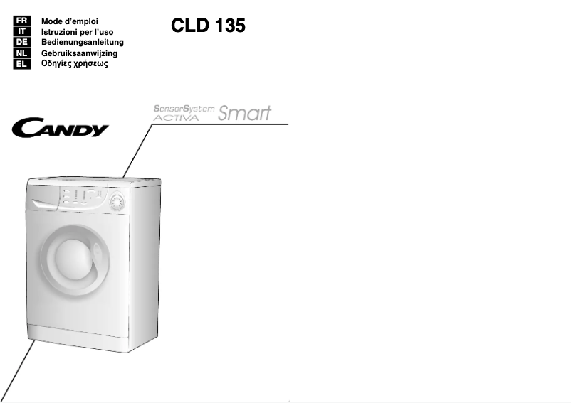 Page 1 de la notice Manuel utilisateur Candy CLD 135-01