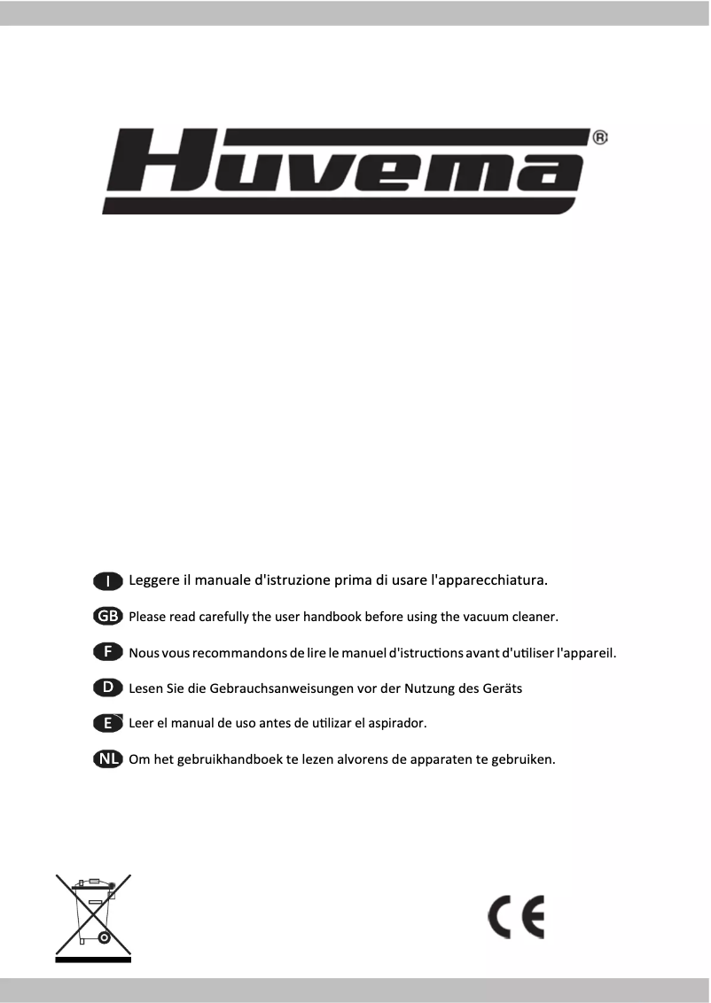 Image de la première page du manuel de l'appareil Huver VC-125P