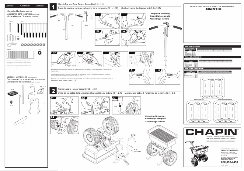 Página 1 del manual Manual de usuario Chapin 82500