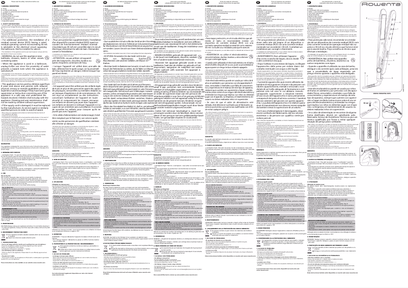 Page 1 de la notice Manuel utilisateur Rowenta Express Liss