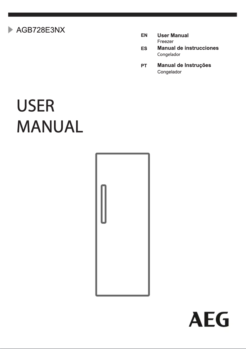 Page n°1 - Manuel utilisateur AEG AGB728E3NX