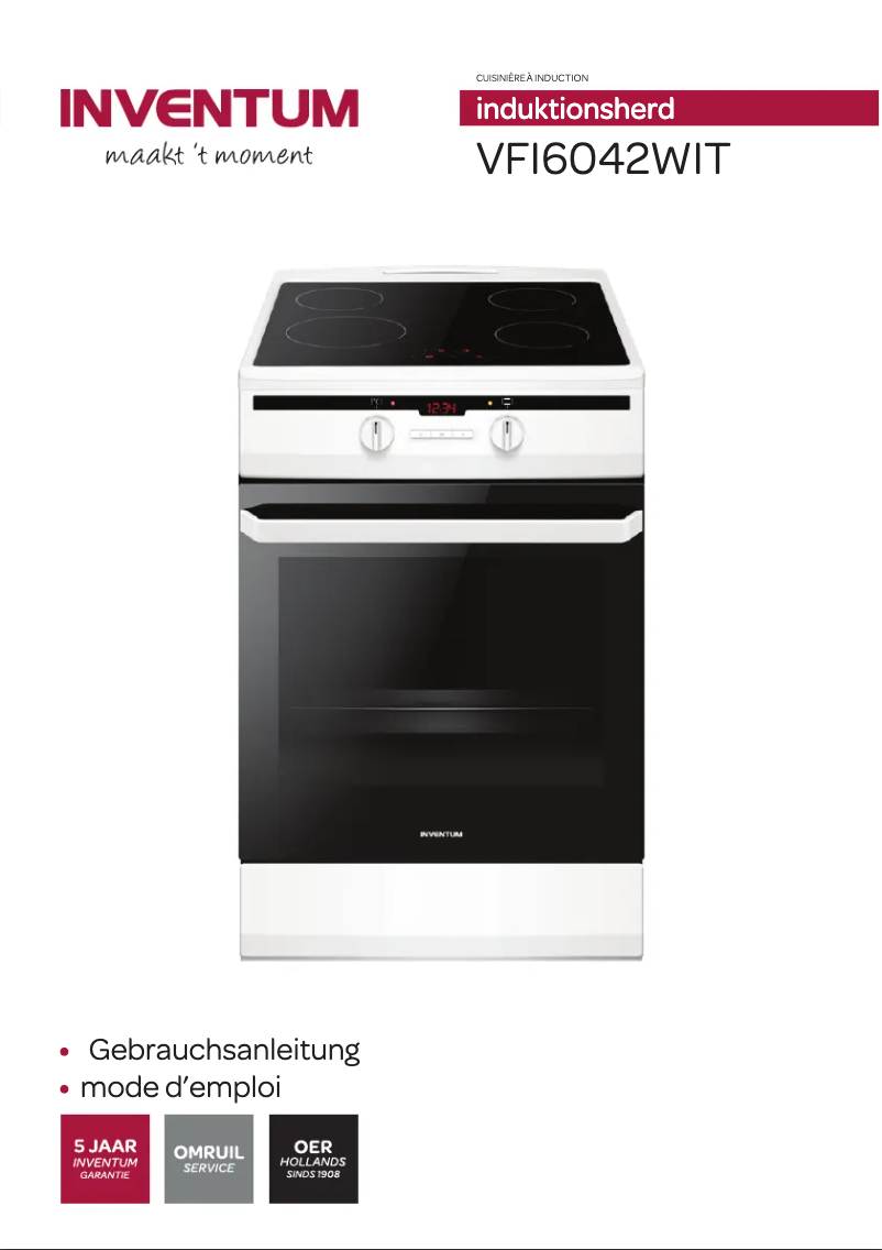 Page n°1 - Manuel utilisateur Inventum VFI6042WIT