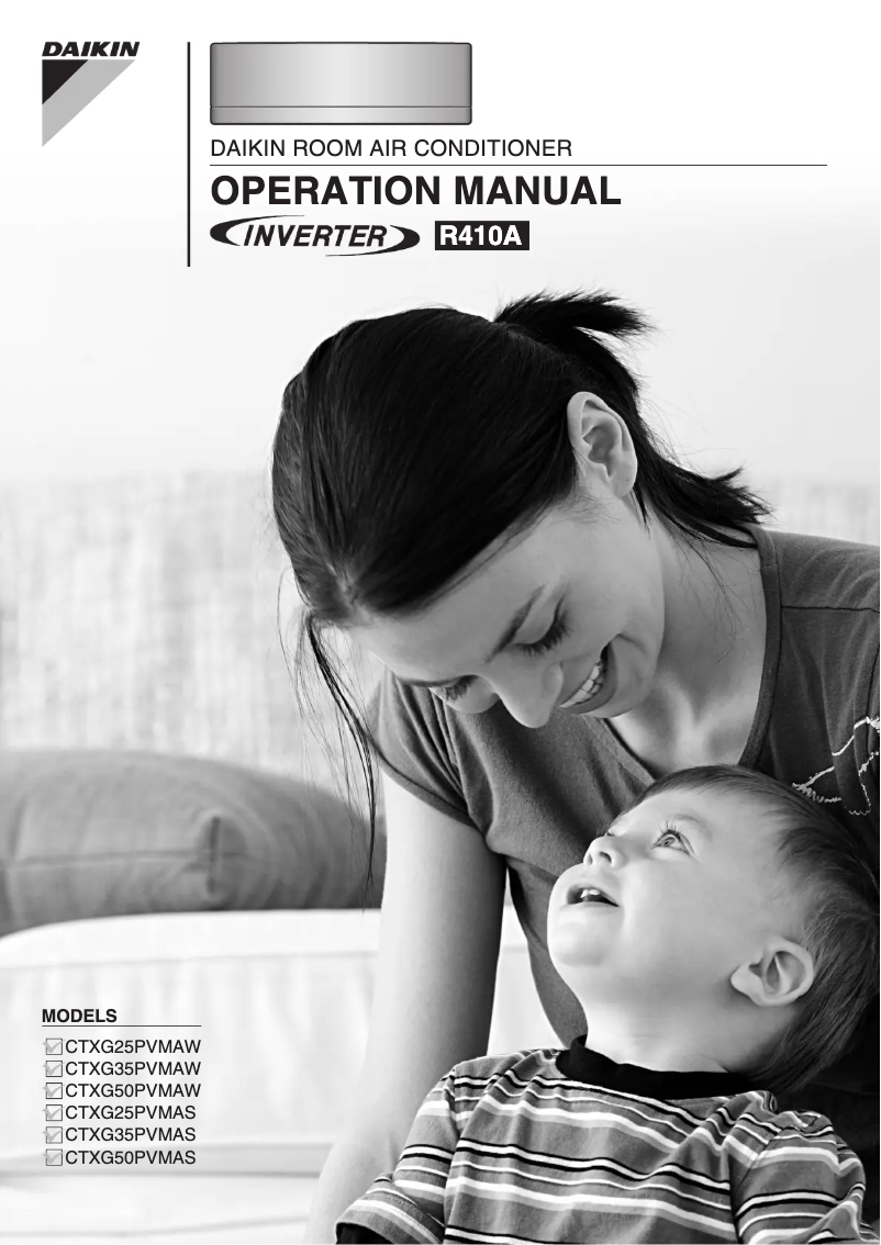 Imagen de la primera página del manual del dispositivo CTXG35PVMAS