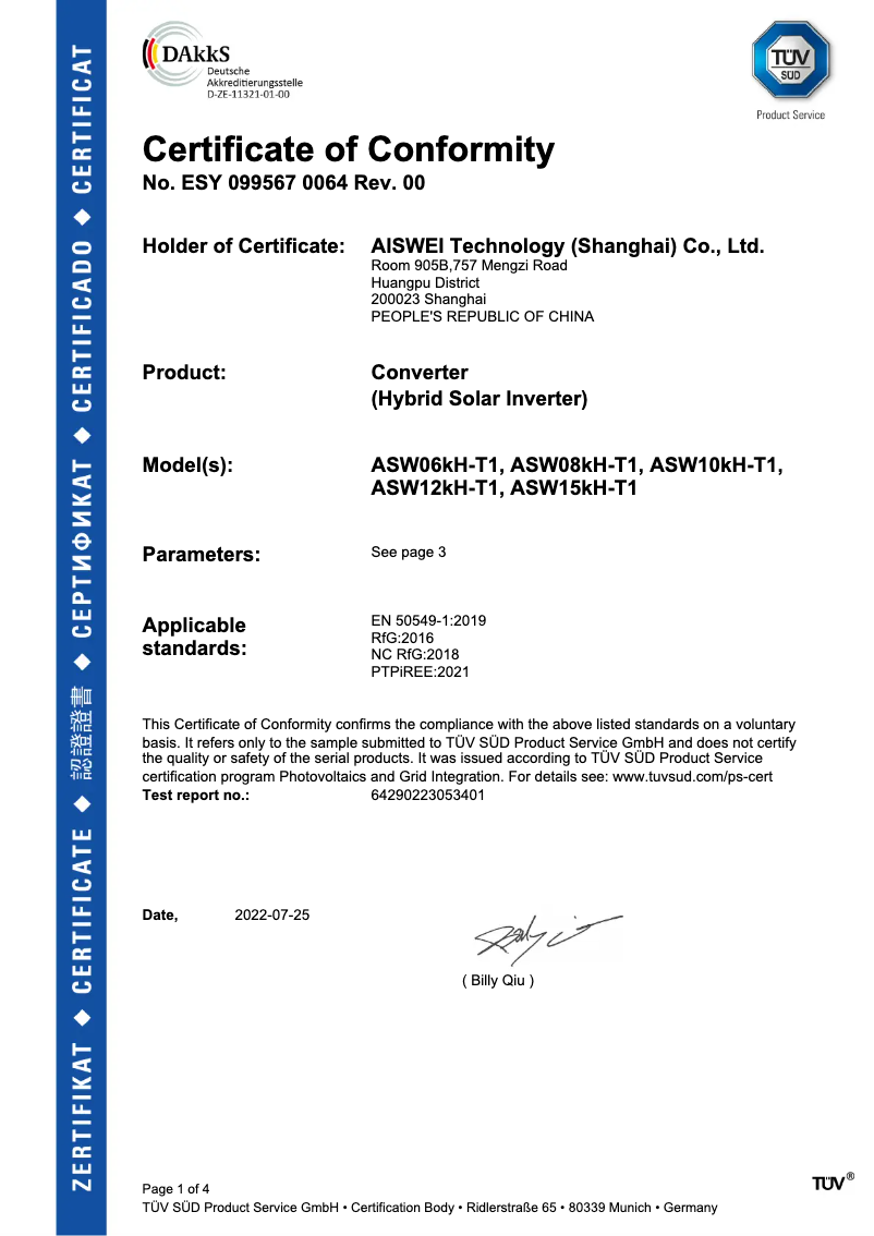 Imagen de la primera página del manual del dispositivo ASW08KH-T1