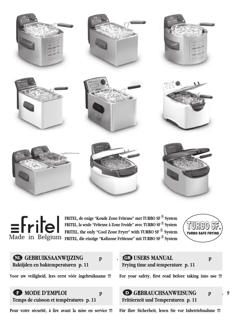 Page 1 de la notice Manuel utilisateur Fritel TSF 2352