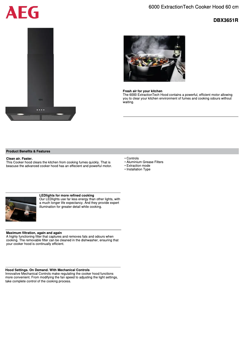 Imagen de la primera página del manual del dispositivo DBX3651R