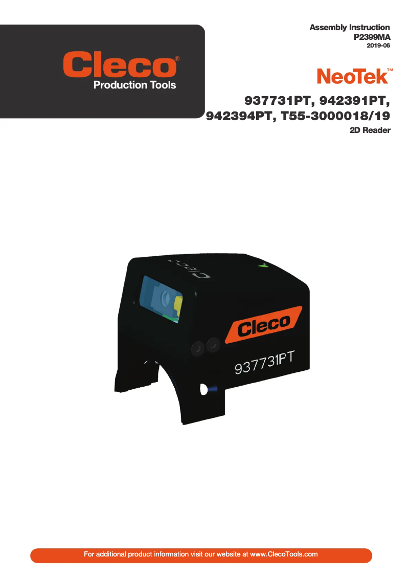 Image de la première page du manuel de l'appareil NeoTek 942391PT