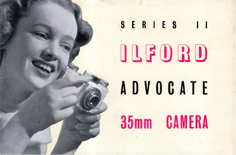 Page 1 de la notice Manuel utilisateur Ilford Advocate II