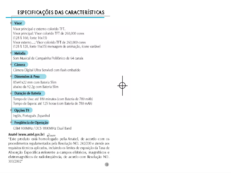 Page n°1 - Manuel utilisateur Pantech G500