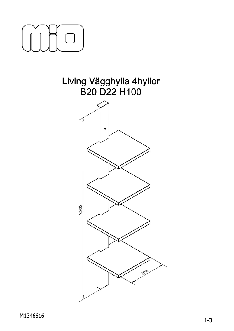 Page n°1 - Manuel utilisateur Mio Living