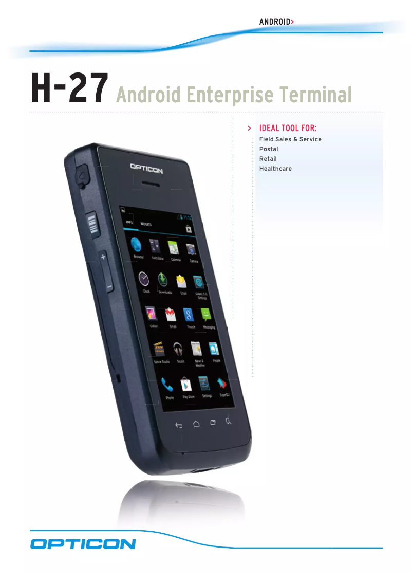 Página 1 del manual Manual de usuario Opticon H-27