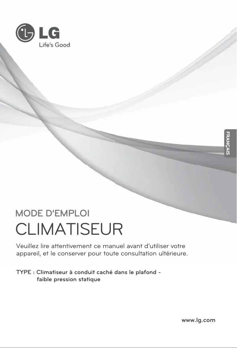 Page n°1 - Manuel utilisateur LG ARNU07GL1G2