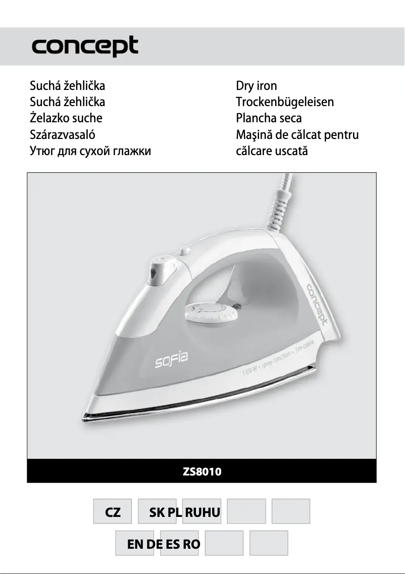 Imagen de la primera página del manual del dispositivo ZS-8010