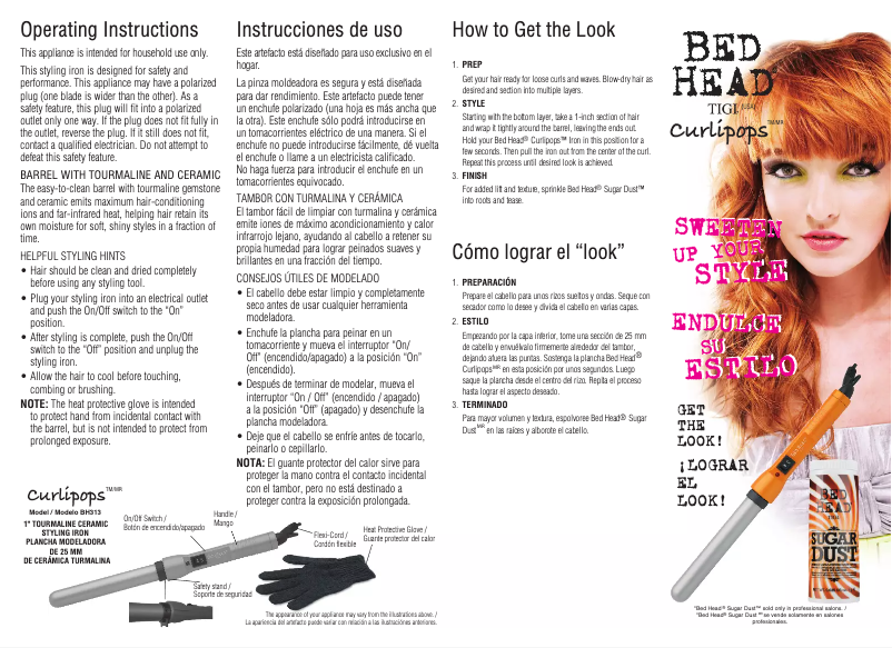 Page 1 de la notice Manuel utilisateur Helen of Troy BH313