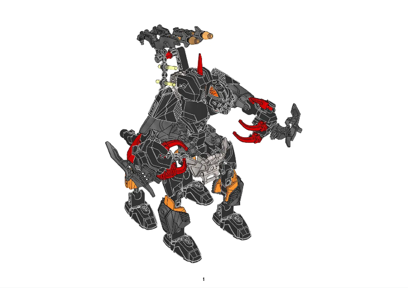 Page 1 de la notice Manuel utilisateur Lego CORE HUNTER