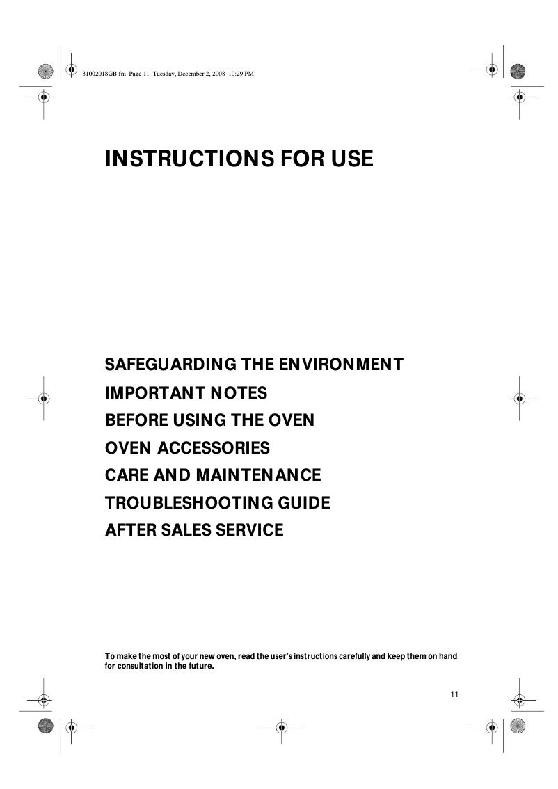 Page n°1 - Manuel utilisateur Whirlpool AKZ 451 IX